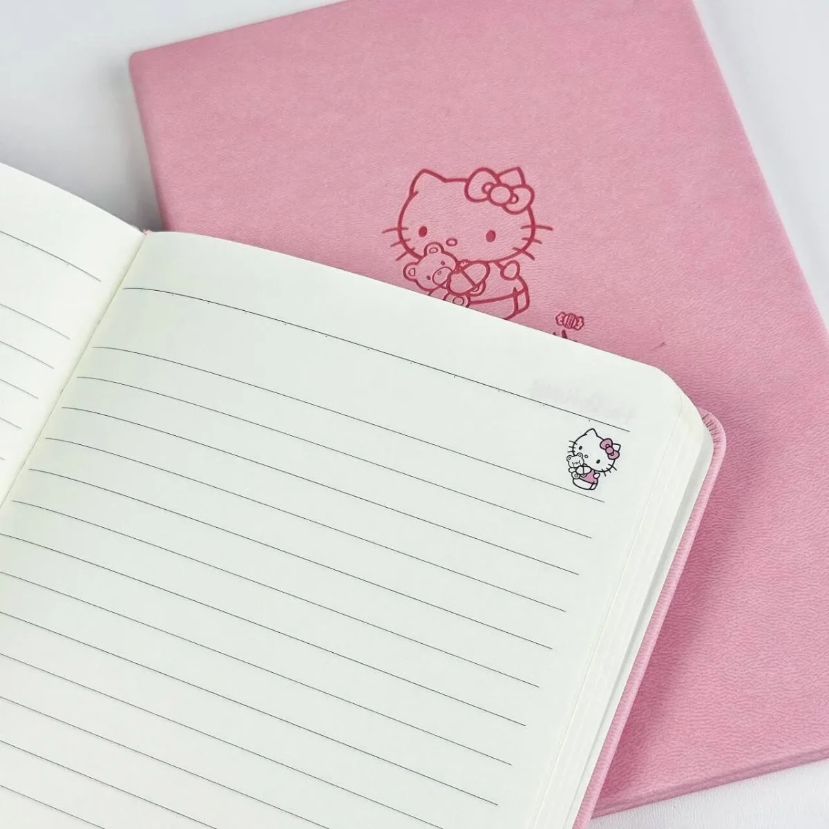 Hello Kitty Kawaii Leather Notebook Anime Student Girly Heart Cartoon Sanrio Cute Learning Office School Supplie Stationery Gift - Image 5