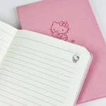 Hello Kitty Kawaii Leather Notebook Anime Student Girly Heart Cartoon Sanrio Cute Learning Office School Supplie Stationery Gift - Image 5