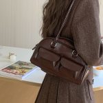 PU leather underarm fashion bag - Image 5