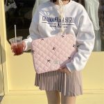 Cute Sleeve Bow Embroidery Computer Bag Tablet Sleeve Case 11 13.3 14 15.6 Inch Women Laptop Sleeves for Macbook Ipad HP ASUS - Image 4