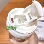 Sanrio Anime Straw Cup Portable Simple Niche Cartoon Glass Cup Couple Student Kawaii Coffee Cup Cute Girly Heart - Image 7