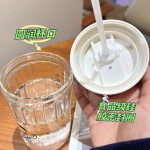 Sanrio Anime Straw Cup Portable Simple Niche Cartoon Glass Cup Couple Student Kawaii Coffee Cup Cute Girly Heart - Image 8