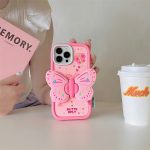 3D Butterfly Folding Bracket Phone Case For iPhone 14 15 Max Plus Soft Silicone Shockproof Cover - Image 6