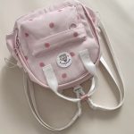 Cute Strawberry Canvas Backpack Women's New Small Backpack Summer Dopamine One Shoulder Messenger Backpack Cute Handbag - Image 4