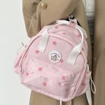 Cute Strawberry Canvas Backpack Women's New Small Backpack Summer Dopamine One Shoulder Messenger Backpack Cute Handbag - Image 8