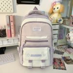 Children's schoolbag handbag girls elementary school students junior high school students high school girls two-piece backpack college students backpack - Image 12