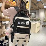 Children's schoolbag handbag girls elementary school students junior high school students high school girls two-piece backpack college students backpack - Image 6