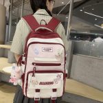 Children's schoolbag handbag girls elementary school students junior high school students high school girls two-piece backpack college students backpack - Image 5