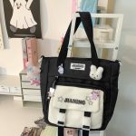 Children's schoolbag handbag girls elementary school students junior high school students high school girls two-piece backpack college students backpack - Image 14