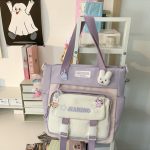 Children's schoolbag handbag girls elementary school students junior high school students high school girls two-piece backpack college students backpack - Image 16