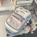 Children's schoolbag handbag girls elementary school students junior high school students high school girls two-piece backpack college students backpack - Image 18