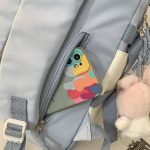 Children's schoolbag handbag girls elementary school students junior high school students high school girls two-piece backpack college students backpack - Image 29