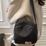 Autumn nylon bag women's versatile shell bag 2025 new simple casual shoulder bag versatile commuter messenger bag - Image 7