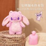 Kawaii Disney Winter Large Plush Hot Water Bottle Cartoon Anime Lilo & Stitch Women's Home Water Filling Hand Warmer Kids Gifts - Image 2