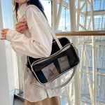 Sweet Cute Transparent Itabag JK Fashion Lolita Girls Uniform Shoulder Bag Japanese Crossbody Bags Handbags