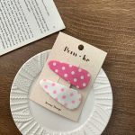 New Baby Girls Hair Clips Children's Autumn Embroidery Flower Hairpin Oval Knitted Fabric Covered Korean Style Hair Accessories 50 sold - Image 6