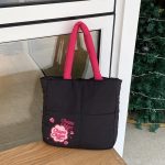 2025 New Chupa Chups Cute Cartoon Down Cloth Handbag Large Capacity Shoulder Tote - Image 2