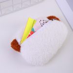 Cute Cartoon Bear Plush Zipper Coin Purses Wallets School Office Supplies Stationery Pouch Purse Storage Makeup Bags Pencil Case - Image 5