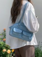 Korean PU Y2k Bagsfashion Designer Leather Women's Shoulder Bag 2025 Bolsos De Mujer Retro Crossbody Bag Pillow Bowling Handbag - Image 7