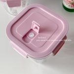 Bolimei high borosilicate glass measuring jar pot girl heart rabbit scale measuring cup baking jar tropical resistant lid - Image 10