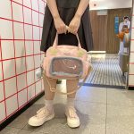 HAEX Kawaii Women Ita Bags 2024 New Fashion Casual Nylon Patchwork Crossbody Shoulder Bags Daily Students DIY Badge Backpacks - Image 10