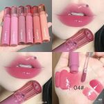 Crystal Jelly Lip Gloss Moisturizing Water-light Clear Lip Oil Waterproof Long Lasting Nude Glossy Grape Red Lip Tint Makeup - Image 7