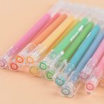 Aesthetic Languo Morandi Gel Pen Set -9 Colors | 0.5mm Soft Ink Pens for Art, Journaling, Notes & School Use - Image 10