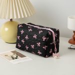 "Ribbon Whisper" Cosmetic & Accessory Pouch - Image 3