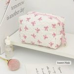"Ribbon Whisper" Cosmetic & Accessory Pouch - Image 5
