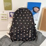 Floral Pattern Women Backpack Multi Color Casual School & Travel Bag Girls' School Bags Kids Backpacks - Image 8
