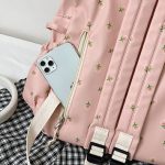 Floral Pattern Women Backpack Multi Color Casual School & Travel Bag Girls' School Bags Kids Backpacks - Image 17
