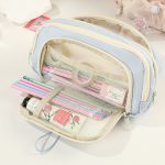 Multi-layer Large-capacity Drawstring Pencil Case with High Appearance Quality Stationery Box Student Pencil Case - Image 3