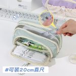 Multi-layer Large-capacity Drawstring Pencil Case with High Appearance Quality Stationery Box Student Pencil Case - Image 10