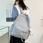 Floral Pattern Women Backpack Multi Color Casual School & Travel Bag Girls' School Bags Kids Backpacks - Image 4