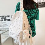 Floral Pattern Women Backpack Multi Color Casual School & Travel Bag Girls' School Bags Kids Backpacks - Image 11