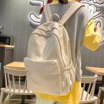 New Waterproof Nylon Women Backpack Female Travel Bag Backpacks Schoolbag for Teenage Girls Solid Color Bookbag Mochila Bookbag - Image 6
