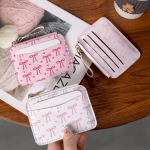 Kawaii PVC Credit Card Holder Small Card Case Lightweight Slim Coin Purse for Women Girls