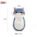 Cat Shaped cute Ceramic Coffee Mug with Spoon coffee Pots Milk Tea Cups - Image 9